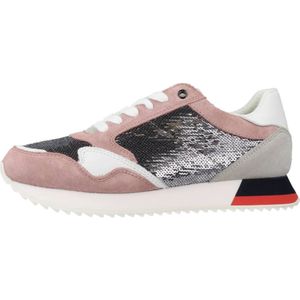 Geox, Schoenen, Dames, Roze, 39 EU, Stijlvolle Casual Sneakers voor Vrouwen