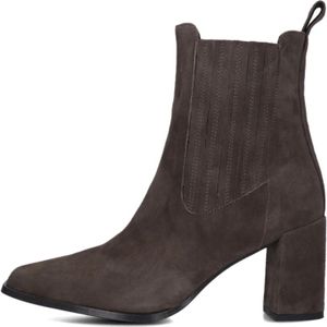 Notre-v, Schoenen, Dames, Bruin, 42 EU, Suède, Bruine Suède Enkellaarzen Stijlvol Model