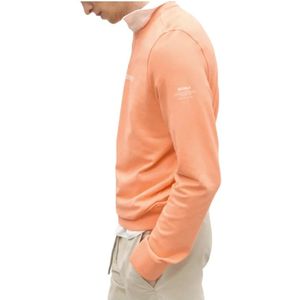 Ecoalf, Sweatshirts & Hoodies, Heren, Oranje, S, Sweatshirt