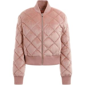 Guess, Jassen, Dames, Roze, M, Polyester, Bomber Jassen