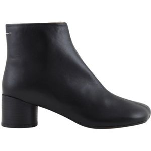 MM6 Maison Margiela, Schoenen, Dames, Zwart, 37 EU, Stijlvolle Enkellaarzen