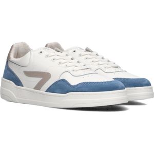 HUB Court-z Men Sneakers - Leren Sneaker - Heren - Wit