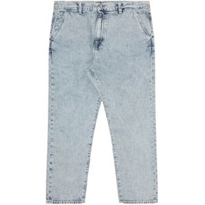 Edwin, Jeans, Heren, Blauw, W33, Denim, Nicola Blauw Regular Tapered Denim Jeans