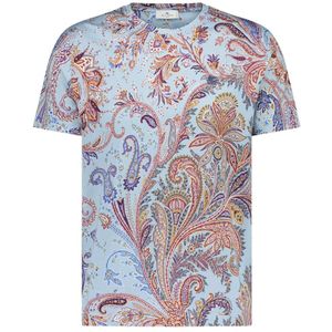 Etro, T-shirt met Paisley-patroon Veelkleurig, Heren, Maat:2XL