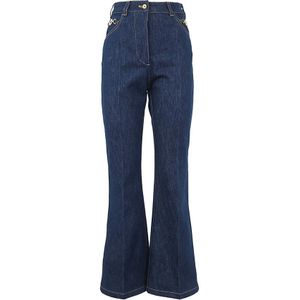 Patou, Flared Jeans Blauw, Dames, Maat:M