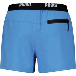 Puma, Badkleding, Heren, Blauw, L, Swim Logo Length Swimsuit