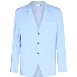 Dries Van Noten, Formele Blazer Blauw, Heren, Maat:M