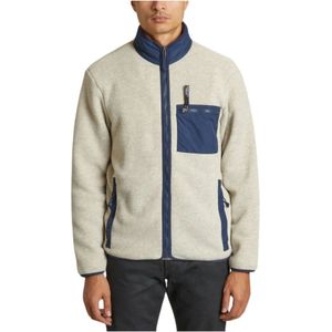 Patagonia, Jassen, Heren, Wit, M, Polyester, Synch Jkt Jas - Gerecycled Polyester Fleece