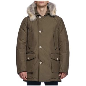 Woolrich, Heren Parka Jas Groen, Heren, Maat:M