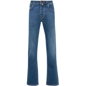 Jacob Cohën, Jeans, Heren, Blauw, W33, Katoen, Jeans