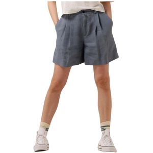 Drykorn, Korte broeken, Dames, Blauw, W29, Blauwe Shorts voor Zomerse Dagen