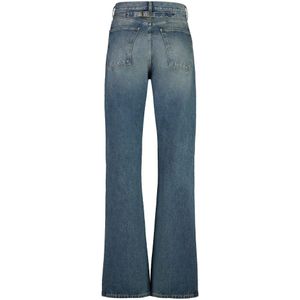 Maison Margiela, Jeans, Heren, Blauw, W29, Katoen, Klassieke 5-pocket straight-leg jeans