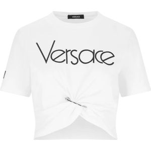 Versace, Tops, Dames, Wit, S, Witte T-shirts en Polos