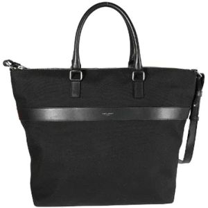 Yves Saint Laurent Vintage, Pre-owned, Dames, Zwart, ONE Size, Leer, Pre-owned Leather crossbody-bags