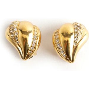 Dior Vintage, Pre-owned, Dames, Geel, ONE Size, Pre-owned Yellow Gold earrings