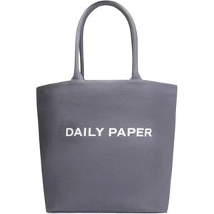 Daily Paper, Renton Tas - Stijlvol en Praktisch Grijs, Heren, Maat:ONE Size