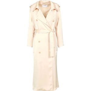 Simona Corsellini, Trench Coats Beige, Dames, Maat:S