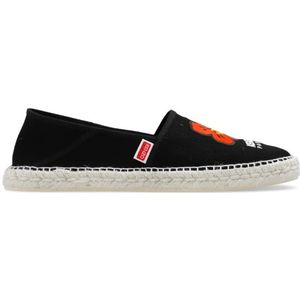 Kenzo, Espadrilles met logo Zwart, Heren, Maat:42 EU