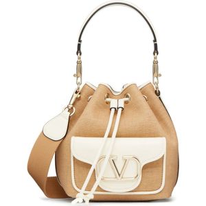 Valentino Garavani, Handbags Beige, Dames, Maat:ONE Size