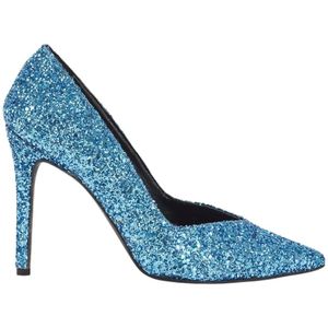 Silvian Heach, Glitter puntige neus hoge hakken Blauw, Dames, Maat:36 EU