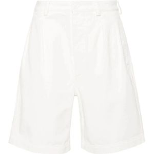 Sunflower, Korte broeken, Heren, Wit, XL, Witte Geplooide Shorts voor Vrouwen