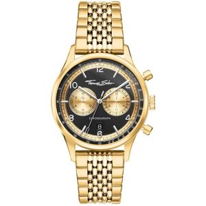 Thomas Sabo, Rebel at Heart Chronograaf goud zwart Geel, Heren, Maat:ONE Size