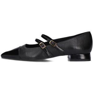 Lodi, Schoenen, Dames, Zwart, 36 EU, Zwarte Ballerina Flats