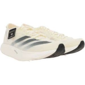 Y-3, Schoenen, Dames, Beige, 39 1/2 EU, Beige Low-Top Sneakers Ivory Mesh