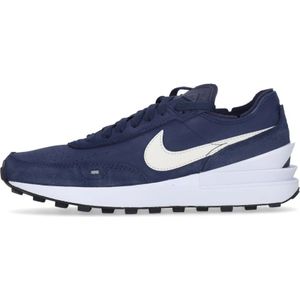 Nike, Leren Waffle One Sneaker voor Heren Blauw, Heren, Maat:45 EU