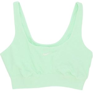 Nike, Sport, Dames, Groen, M, Katoen, Chill Terry Cropped Tank