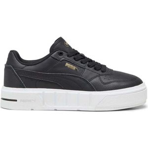 Puma, Schoenen, Dames, Zwart, 38 1/2 EU, Cali Court Leren Sneakers