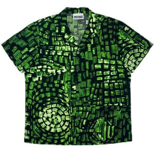 Waxman Brothers, Overhemden, Heren, Groen, L, Lente/Zomer Multicolor Viscose Overhemd