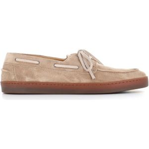 Henderson, Beige Bootschoen Mocassin Beige, Heren, Maat:44 EU