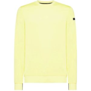 Rrd, Sweatshirts & Hoodies, Heren, Geel, XL, Gele Neopreen Ronde Fleece Sweater