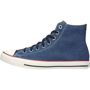 Converse, Schoenen, Heren, Blauw, 39 1/2 EU, Denim, Blauwe Denim Hoge Sneakers