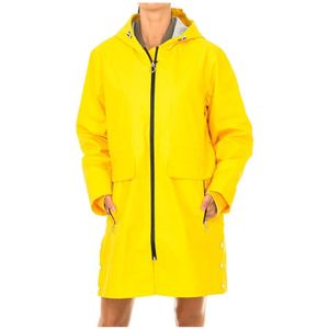 Superdry, Jassen, Dames, Geel, S, Katoen, Regen Regenjas