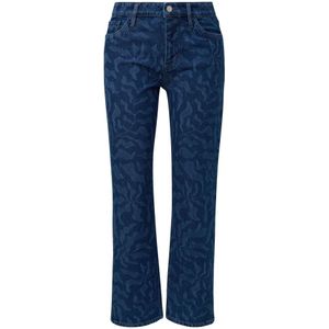 s.Oliver, Jeans, Dames, Blauw, L, Katoen, Cropped Jeans