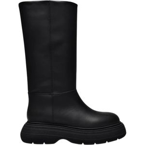 Gia Borghini, Rain Boots Zwart, Dames, Maat:35 EU