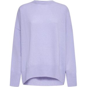 Semicouture, Truien, Dames, Paars, S, Wol, Lila Sweater Avis