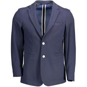 Gant, Jassen, Heren, Blauw, XL, Katoen, Klassieke Slim Fit Katoenen Jas