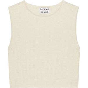 Catwalk Junkie, Tops, Dames, Beige, L, Catwalk Junkie Top lange mouw