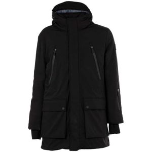 Invicta, Jassen, Heren, Zwart, S, Polyester, Heren Winterjas Zwart