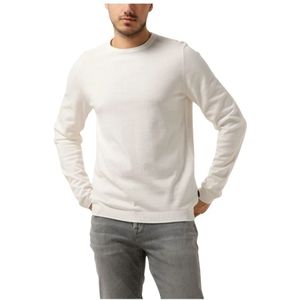 Saint Steve, Sweatshirts & Hoodies, Heren, Beige, XL, Ecru Sweater Sander
