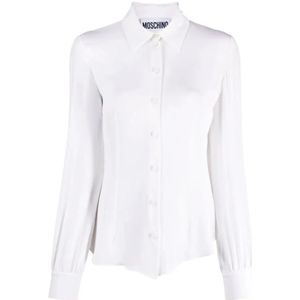 Moschino, Blouses & Shirts, Dames, Wit, M, Elegante Blouse voor Vrouwen