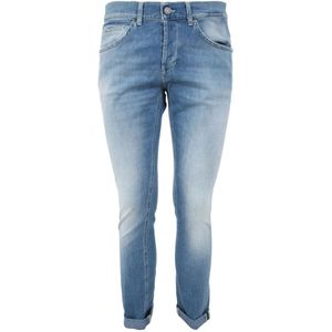 Dondup, Slim Fit Jeans Blauw, Heren, Maat:W38