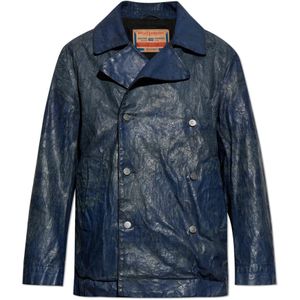 Diesel, Jassen, Heren, Blauw, XL, Katoen, Jas D-Bonded-S