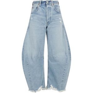 Citizens of Humanity, Jeans, Dames, Blauw, W27, Katoen, Loose-fit Jeans