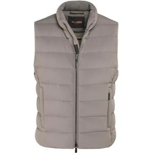 Moorer, Waterafstotende Gewatteerde Gilet Beige, Heren, Maat:M