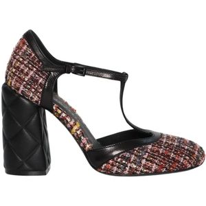 Roberto Festa, Schoenen, Dames, Veelkleurig, 37 1/2 EU, Multicolor gesp en leren band