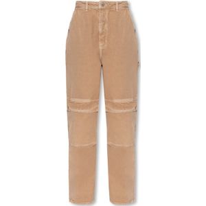 Samsøe Samsøe, Jeans, Dames, Bruin, W30, Katoen, ‘Cargo’ jeans